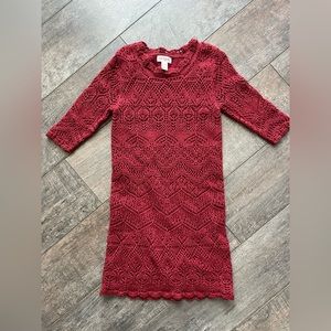 Girls Sweater Dress, Size 6 /6x